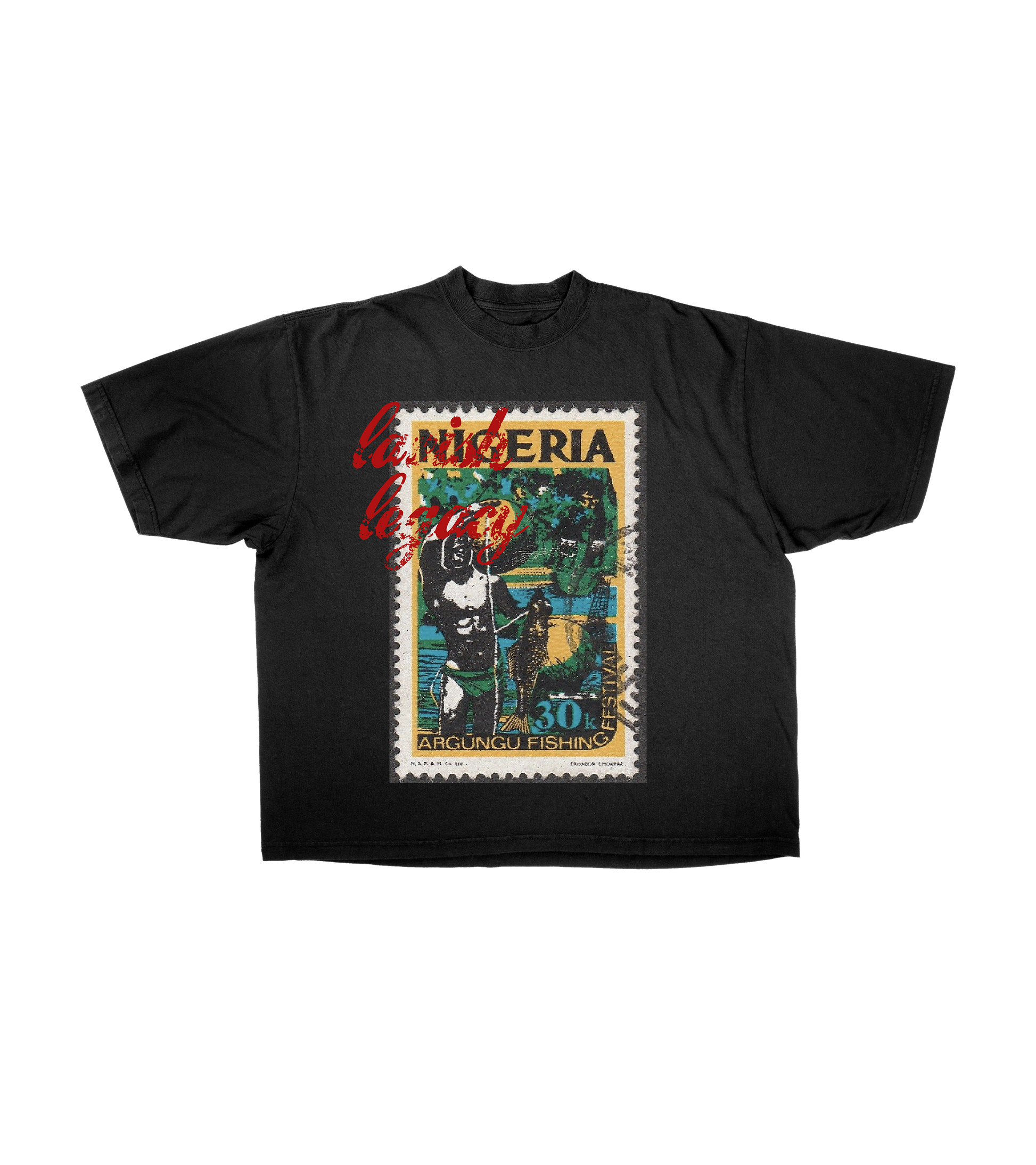 9ja Fishing Stamp Tee
