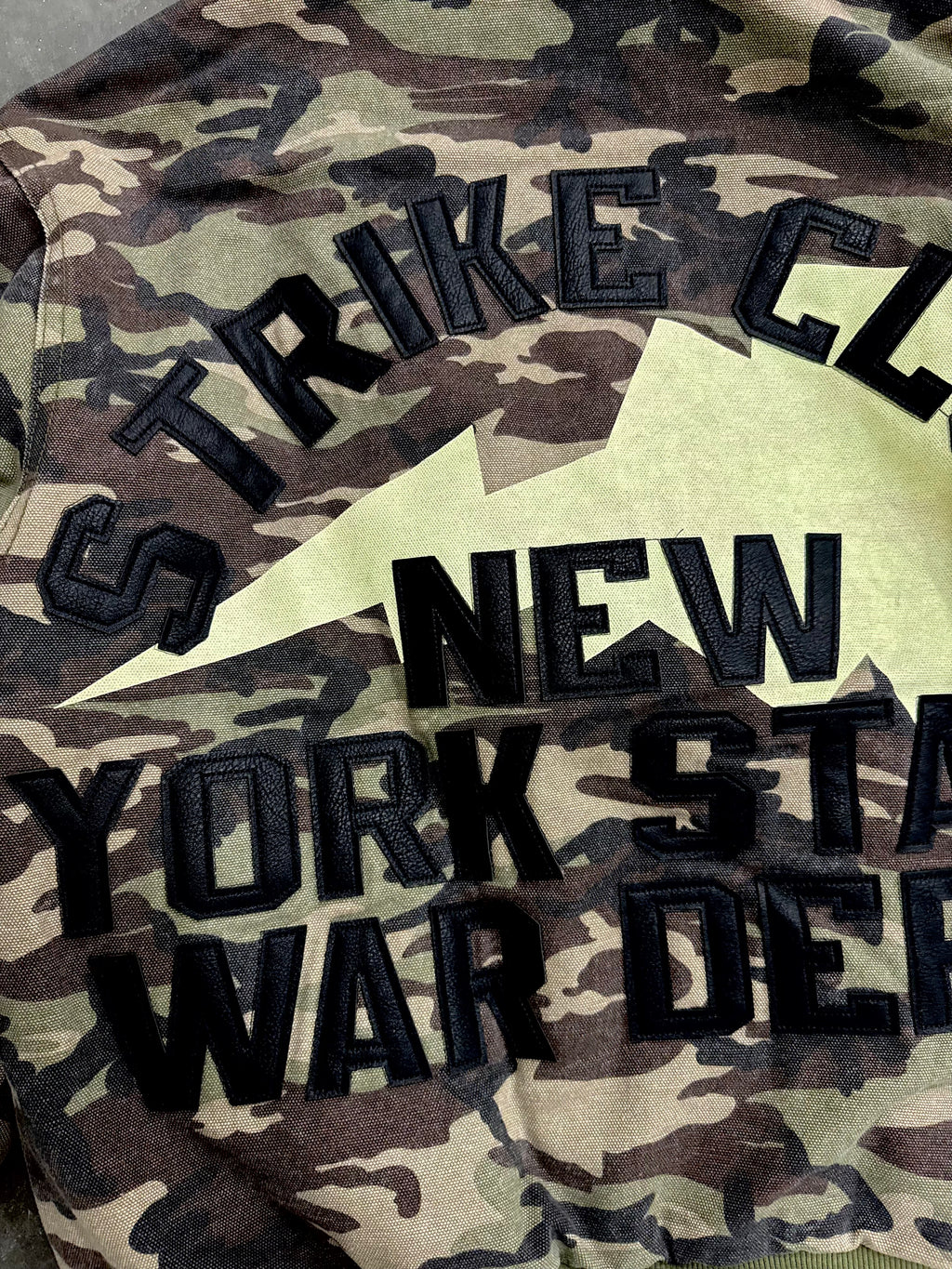 "Strike Club" Canvas Jacket